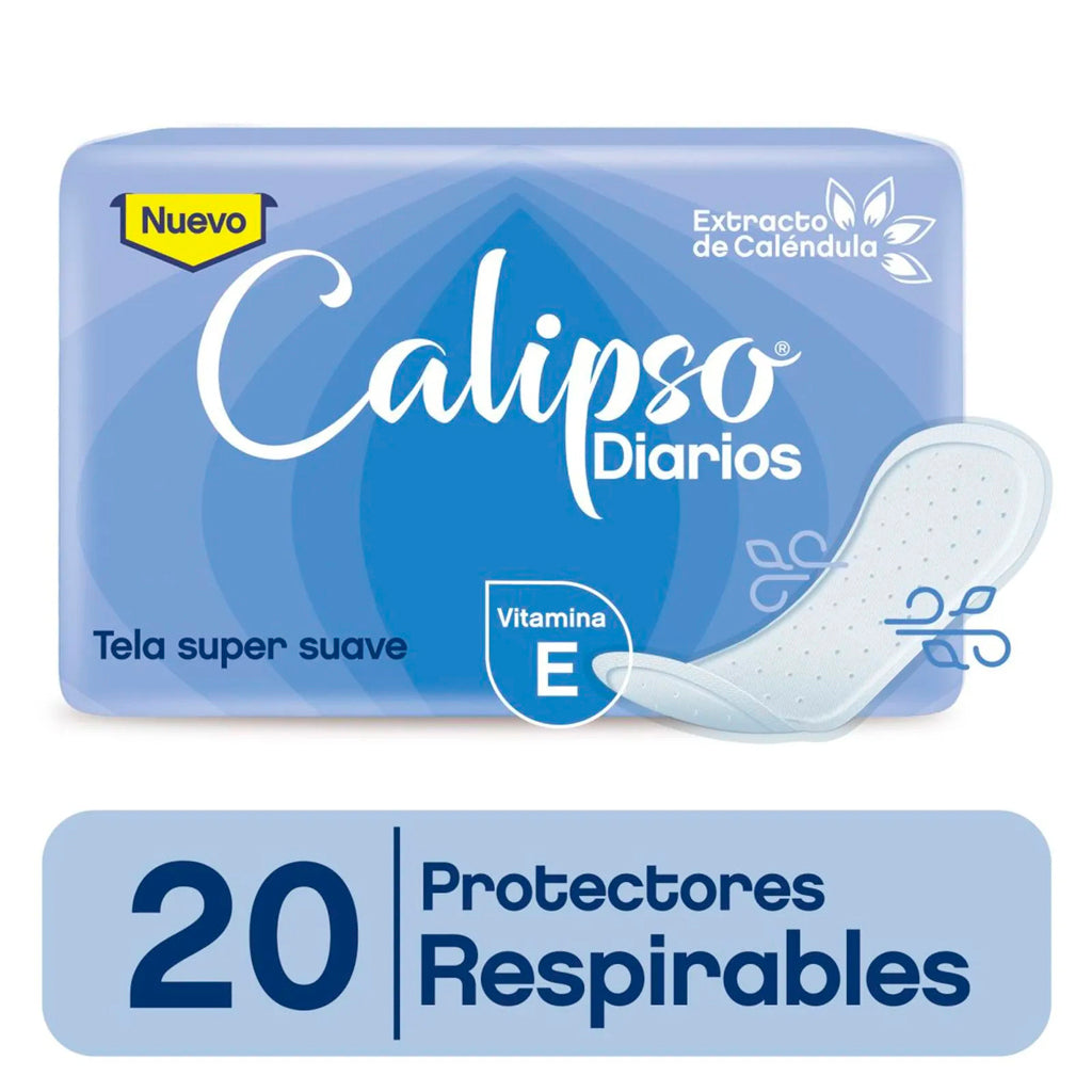 Calipso 透气护垫 - 柔软面料 20 片