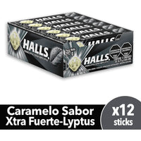 Caramelos Halls Sabor Menta Extra Fuerte (Lyptus) 12 u