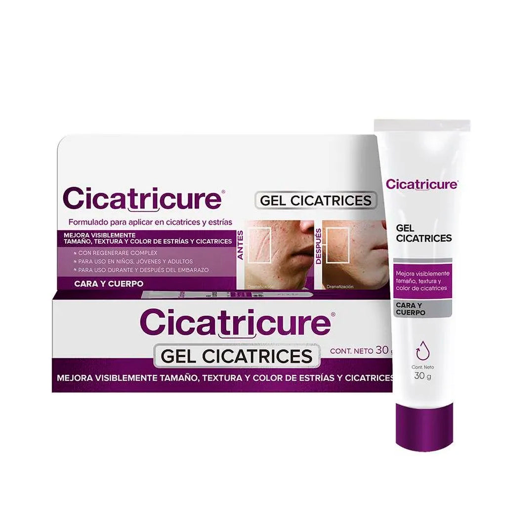 Gel Cicatricure Cuerpo y Rostro p/ Cicatrices y Estrías 30 g