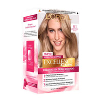 L'Oréal Paris 卓韵霜染发剂套装 8.1 浅亚麻金 172.5g