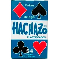 Naipes Hachazo Poker Bridge Plastificados 54 Cartas
