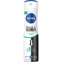 Desodorante Aerosol Nivea Antitranspirante Black & White Invisible Fresh 150 ml