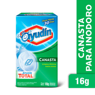 Canasta Para Inodoros Ayudin Total Verde 16 g