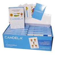 Naipes Candela Españolas Plastificadas 50 Cartas