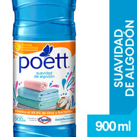 Limpiador de Piso Liquido Poett Aromatizante Suavidad de Algodon 900 ml