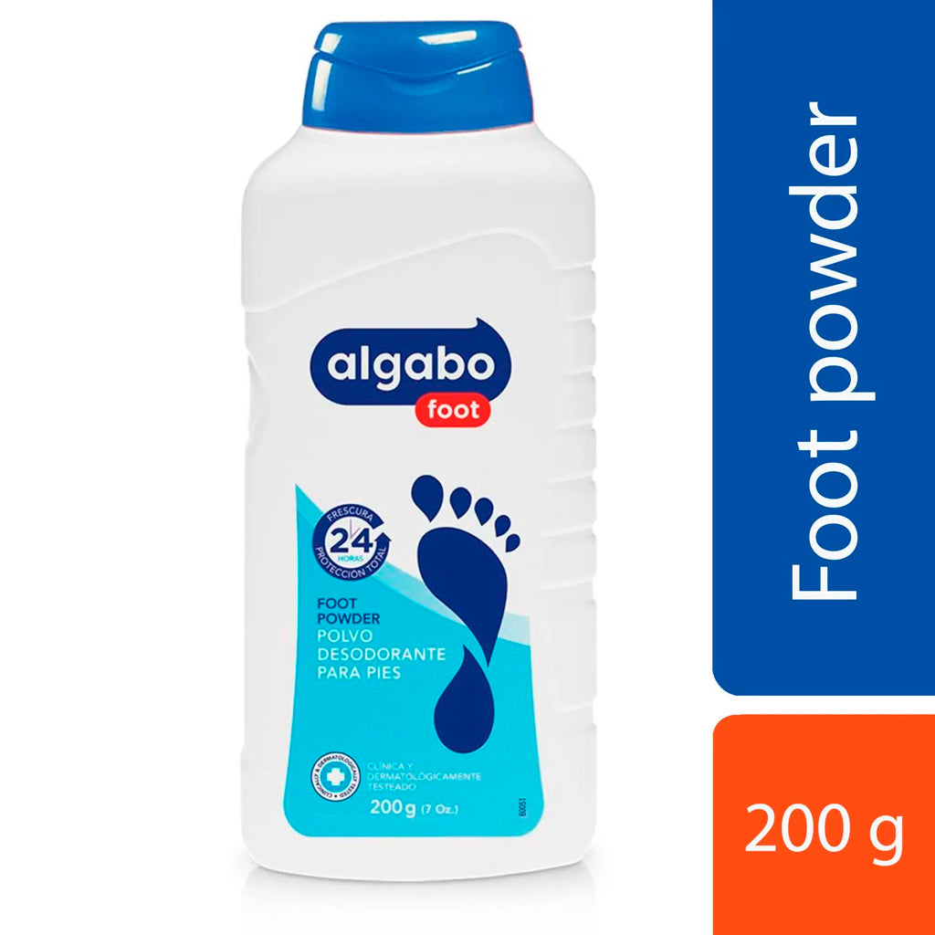 Talco Polvo Algabo p/ Pies Foot Powder 200 g