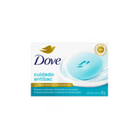 Jabon Tocador Dove Antibacterial - Cuida y Protege 90 g
