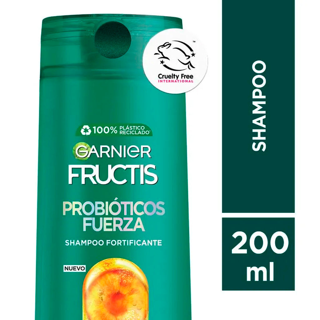 Shampoo Fructis Garnier Probioticos fuerza 200 ml