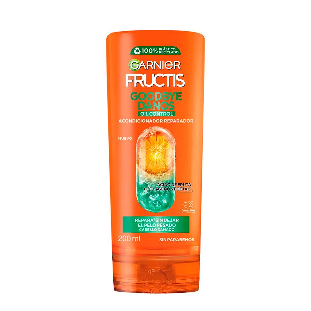 Acondicionador Fructis Goodbye Daños Oil Control 200 ml
