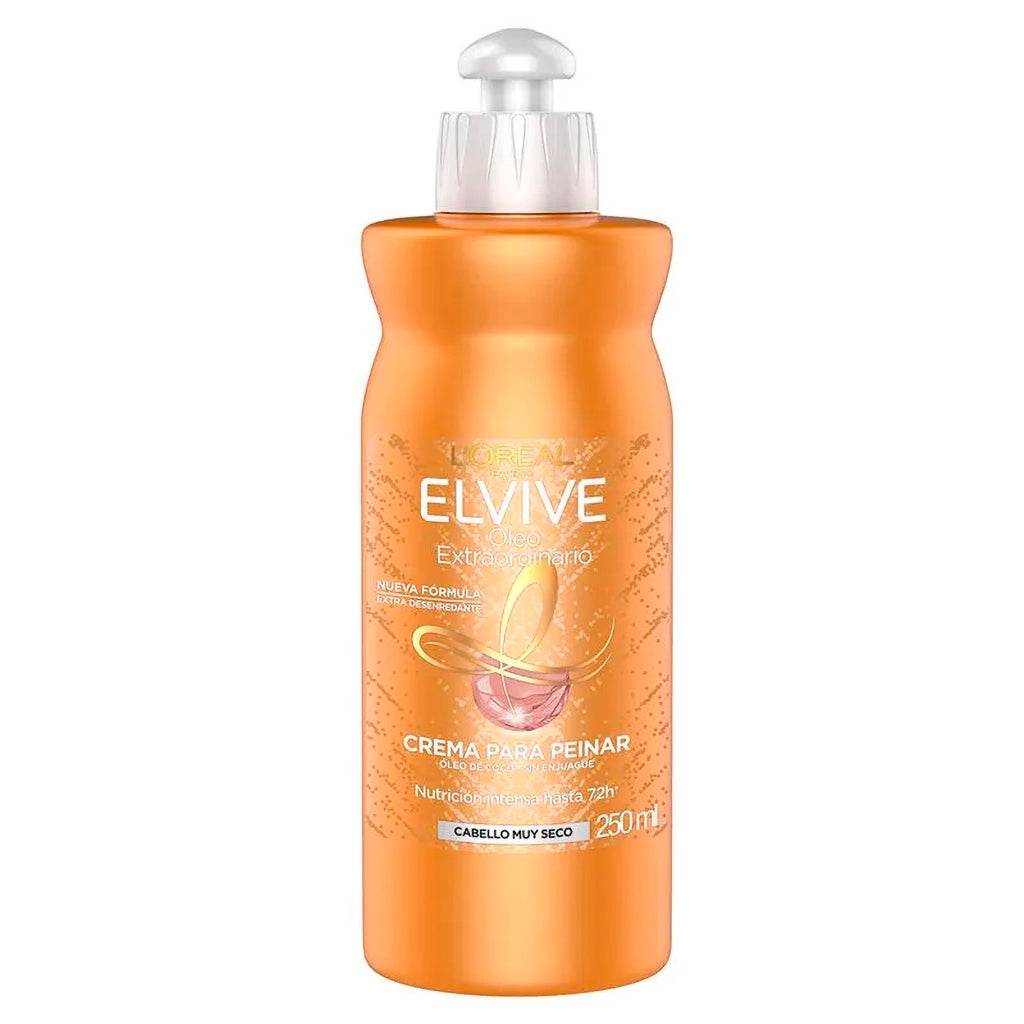 Crema para Peinar Elvive Oleo Extraordinario Coco 250 ml
