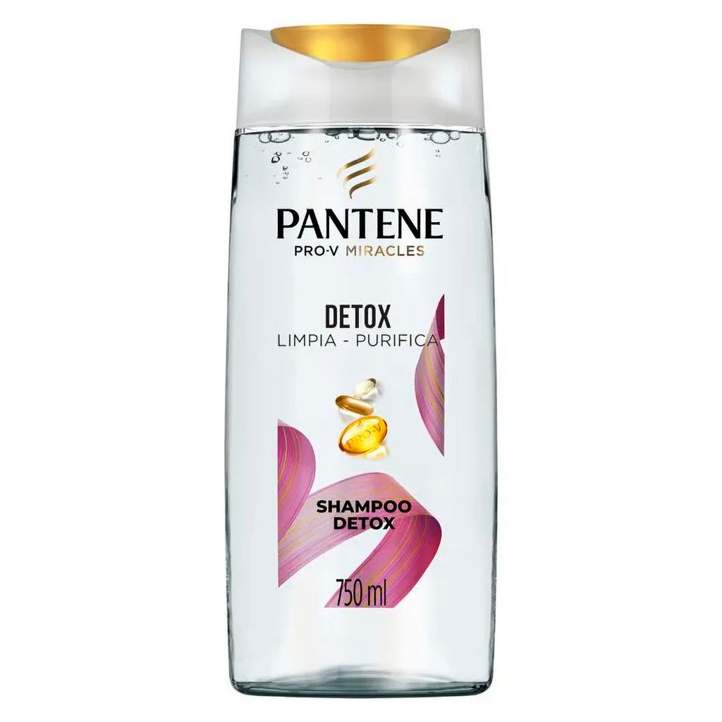 Shampoo Pantene Pro-V Miracles Detox Limpia - Purifica 750 ml