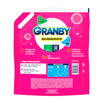 Jabón  Liquido Granby p/ Ropa Fragancia de Rosas c/ Bicarbonato  3L
