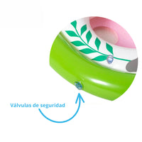 Flotador Inflable Generico Asiento p/ pileta c/ sonido de animales surtido 81 x 56 Cm