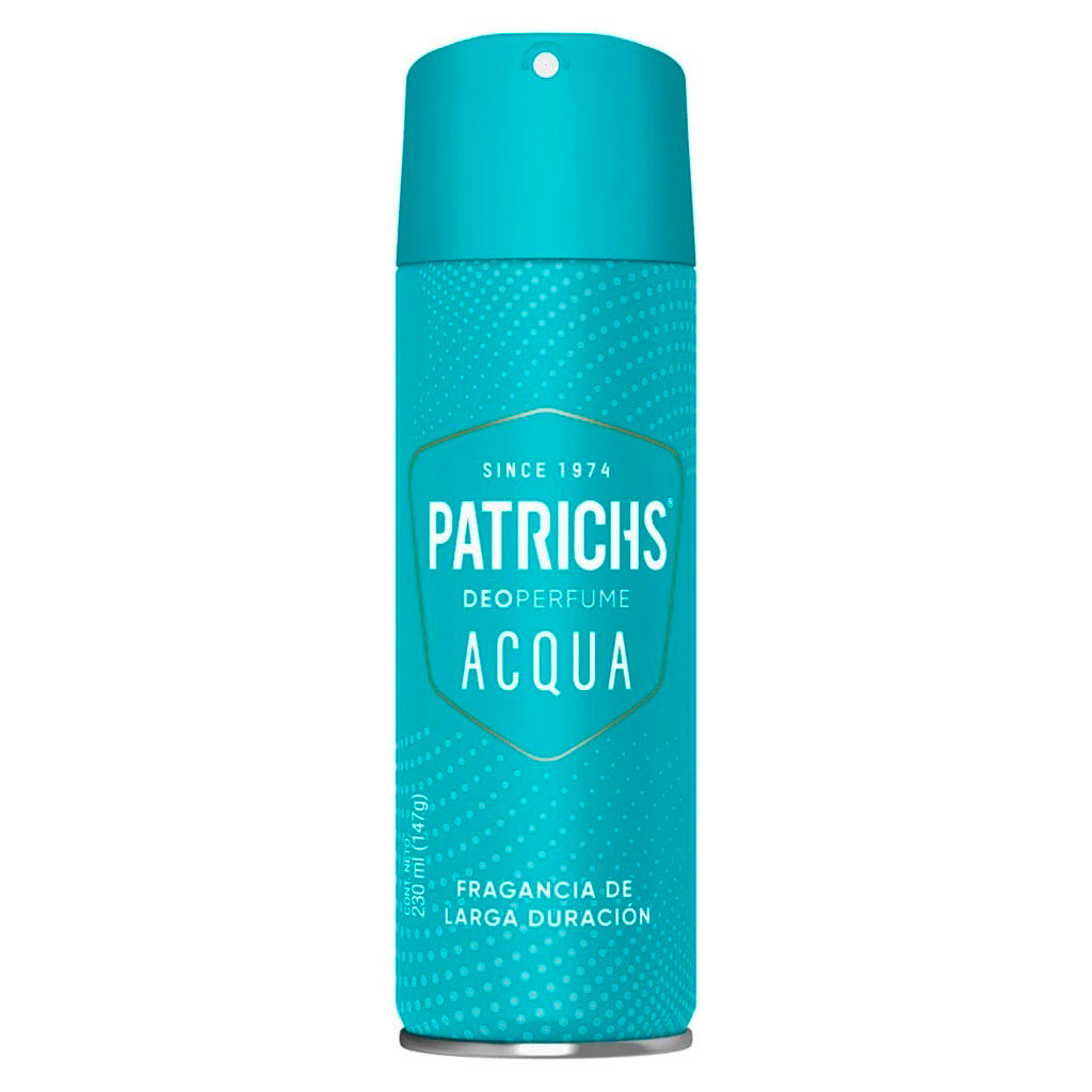 Desodorante Patrichs Deoperfume Acqua 230 ml