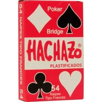 Naipes Hachazo Poker Bridge Plastificados 54 Cartas