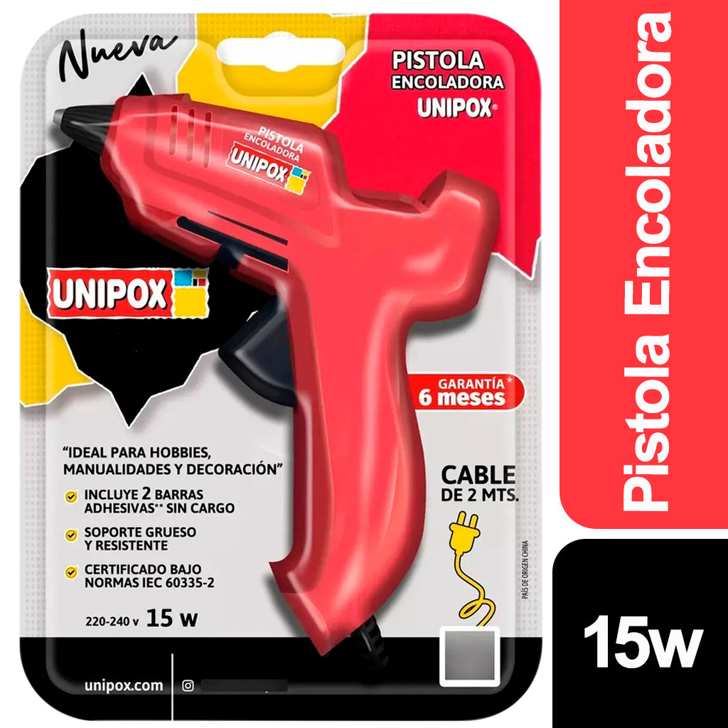 Unipox 硅胶热熔胶枪，15W，2米线长