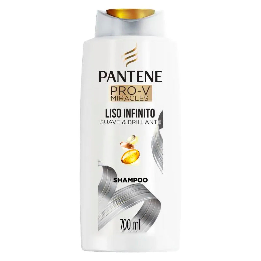 Shampoo Pantene Pro-V Miracles Liso Infinito Suave & Brillante 700 ml