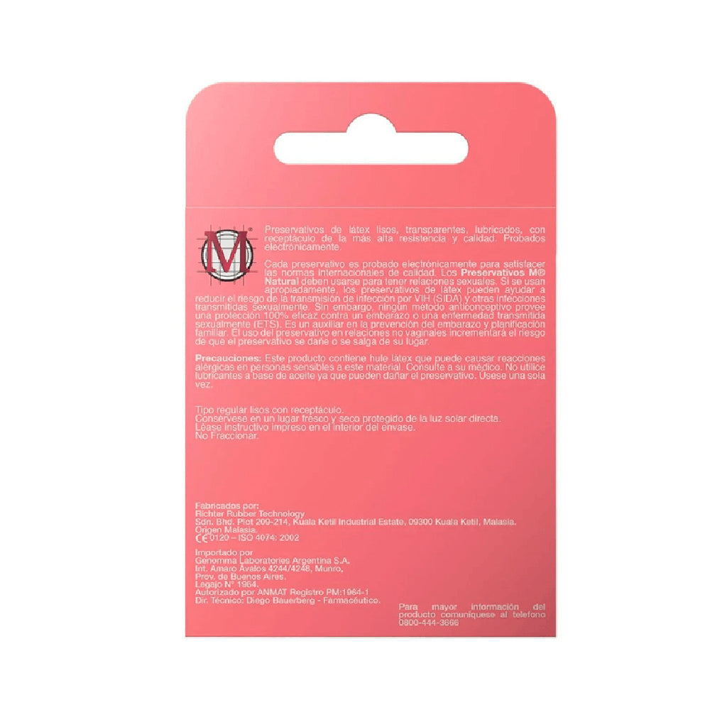 Preservativos Generico M Force Natural 3 u