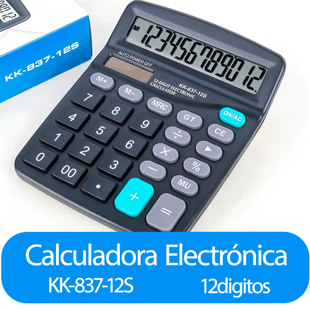 Calculadora Electronica Generico KK - 837B 12 Digit