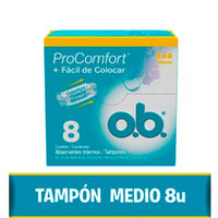 Ob Siempre Libre Original 棉条 中等流量 8 件