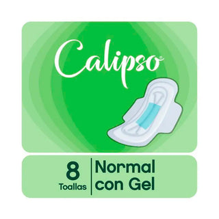 Toallas Femeninas Calipso Normal c/ Gel  8 u