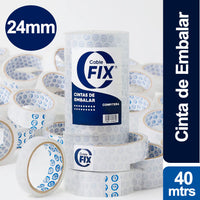 Cinta Confitera Cablefix Autoadhesiva p/ Usos Multiples 24 mm 40 mts