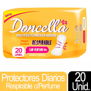 Doncella 口袋透气护垫带香味 20片装
