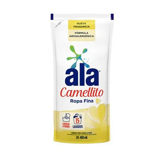 Jabon Liquido Ala p/ Ropa Fina Lavado a Mano CAMELLITO Hipoalergénico   450 ml