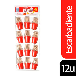 Palillero Blister Generico Escarbadientes Desafío   12 u