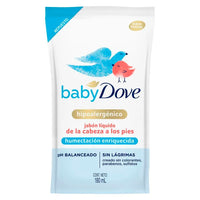 Jabon  Liquido Dove Corporal Humectacion Enriquecida Repuesto 180 ml