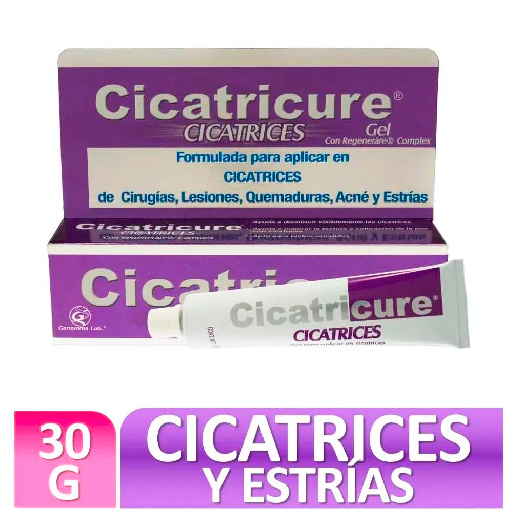 Gel Cicatricure Cuerpo y Rostro p/ Cicatrices y Estrías 30 g