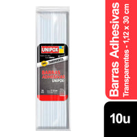 Barra Adhesiva Unipox Silicona de 1,12 x 30 cm 10 u