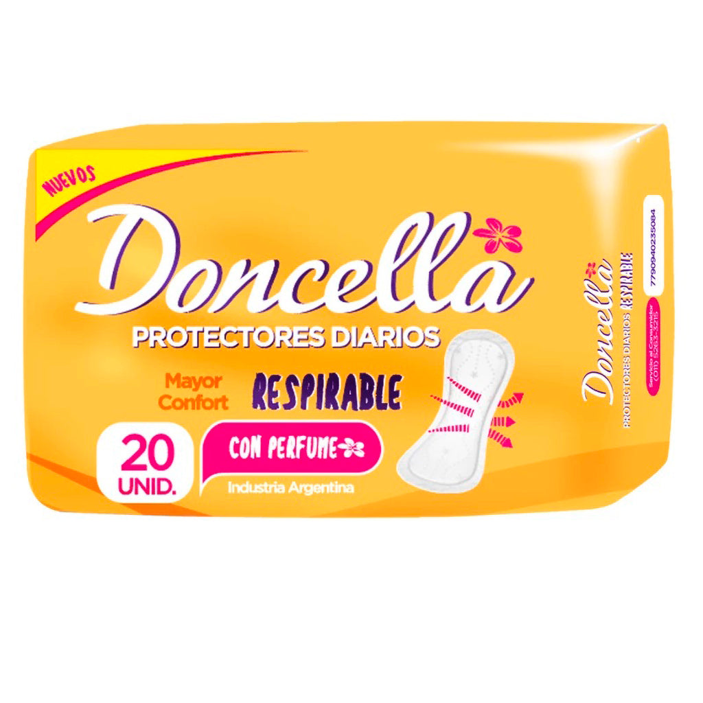 Doncella 口袋透气护垫带香味 20片装