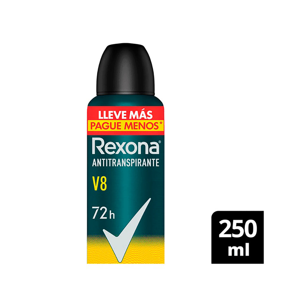 Desodorante  Aerosol Rexona Antitranspirante V8 250 ml