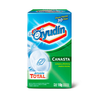Canasta Para Inodoros Ayudin Total Verde 16 g