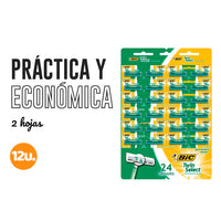 Afeitadora Desechable Bic  Prestobarba 2 Filos Twin Select