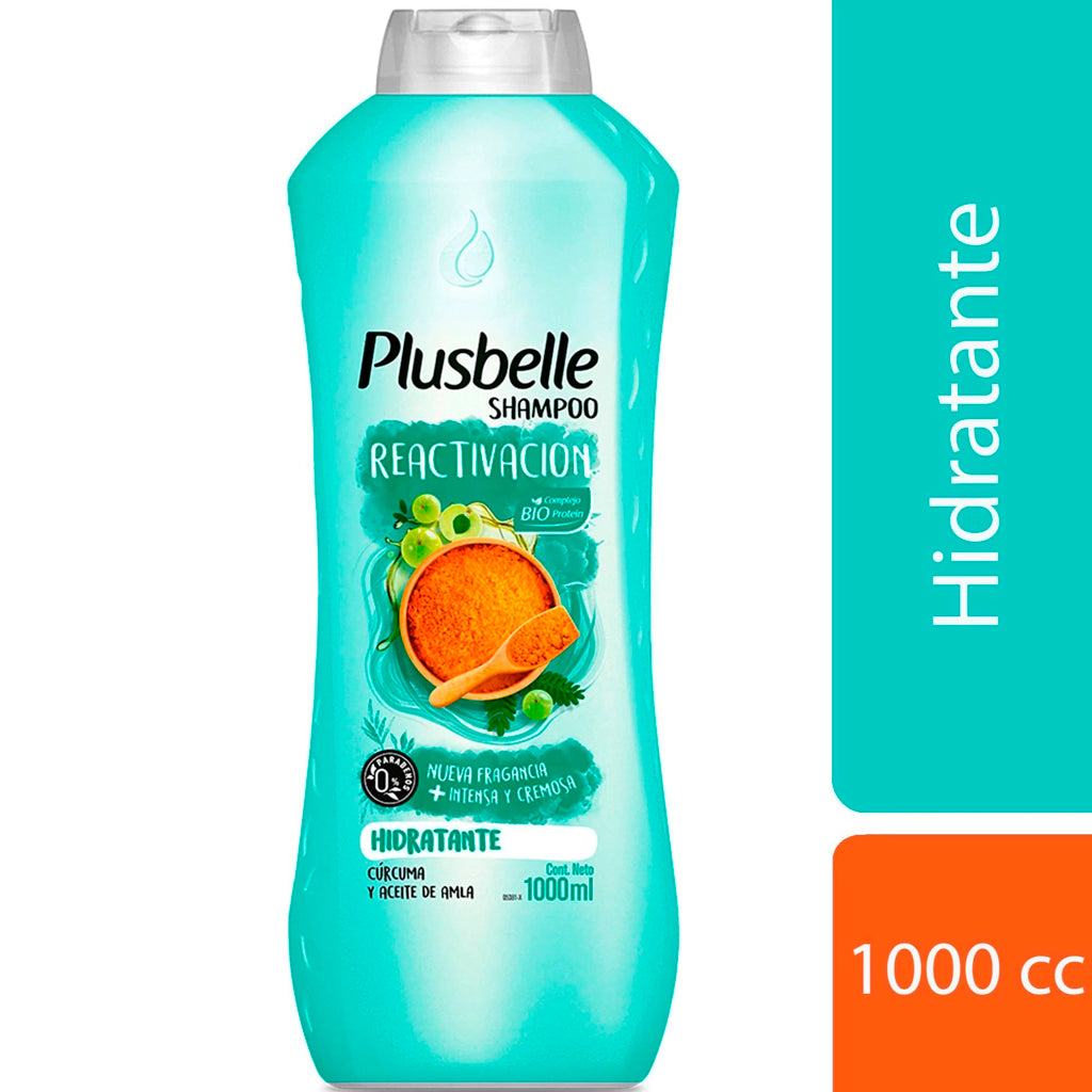 Shampoo Plusbelle Reactivacion Hidratante  1000 ml
