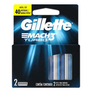 Repuesto Afeitadora Gillette Prestobarba Mach3 Turbo 2 u