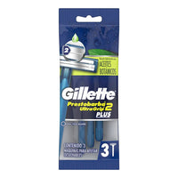 Afeitadora Desechable  Gillette  Prestobarba UltraGrip 3 Filos 3 u