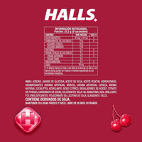 Caramelos Halls Sabor Cherry (Cereza) 12 u