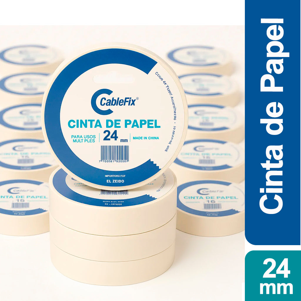 Cablefix自粘多用途纸胶带 24毫米 40米