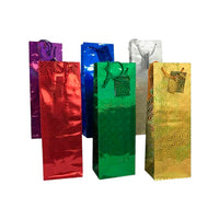 Bolsa para Vino Generico Papel Brillante - Colores Surtidos