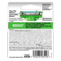 Repuesto Afeitadora Gillette p/  Prestobarba Mach 3 Sensitive 2 u