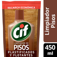 Limpiador de piso Repuesto Cif Plastificados y Flotantes 450 ml
