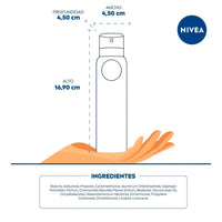 Desodorante Aerosol Nivea Antitranspirante Black & White Invisible Fresh 150 ml