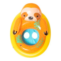 Flotador Inflable Generico Asiento p/ pileta c/ sonido de animales surtido 81 x 56 Cm