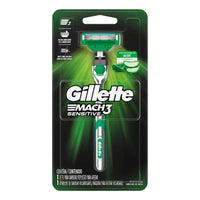 Afeitadora Desechable Gillette  Prestobarba Mach 3 Sensitive c/ Aloe Vera 1 u
