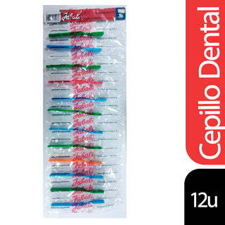 Cepillo Dental Jabali Colores Surtidos  12 u