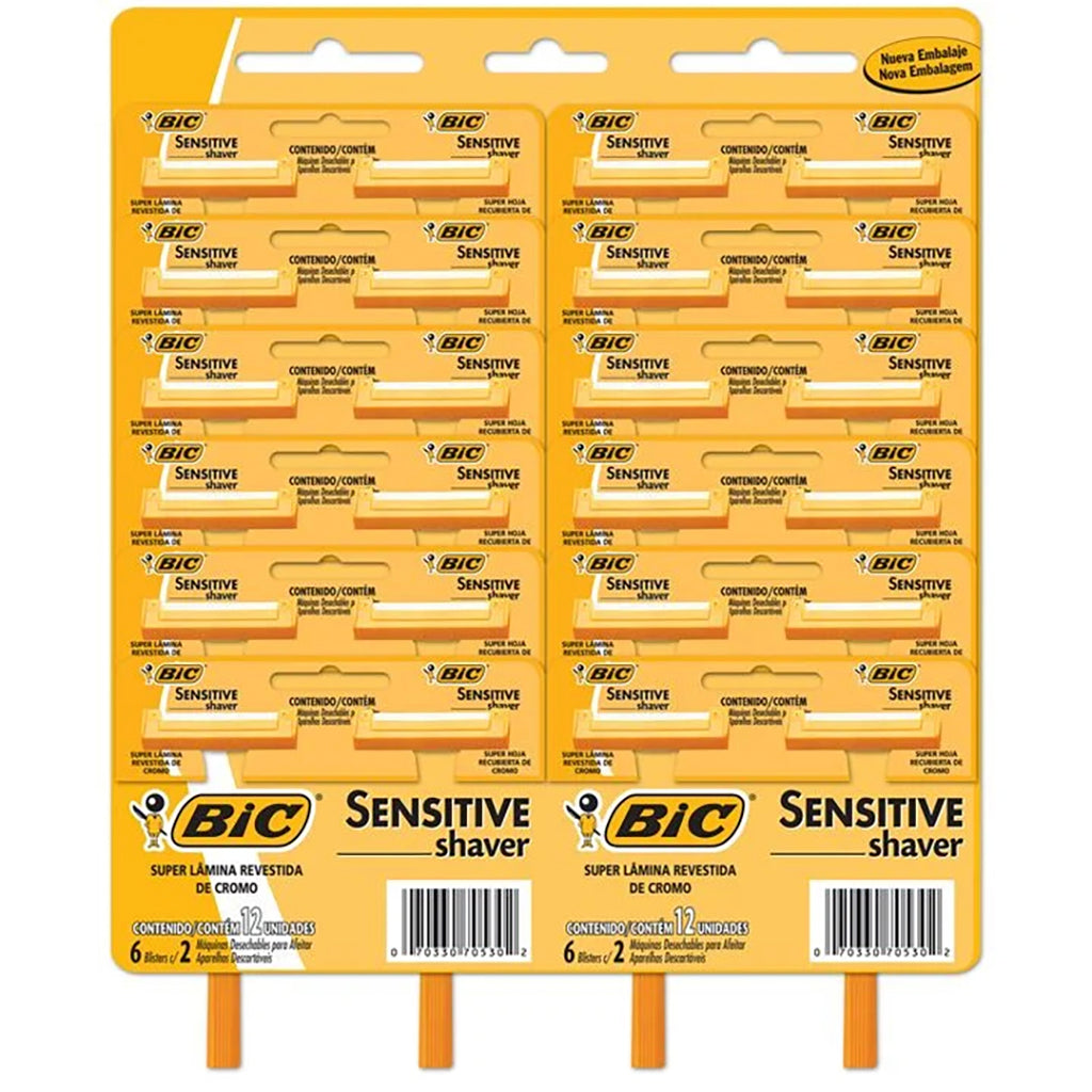 Afeitadora Desechable Bic  Prestobarba Sensitive 24 u