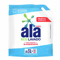 Jabon Liquido Ala p/ Ropa Eco Lavado Matic Rinde  3 L